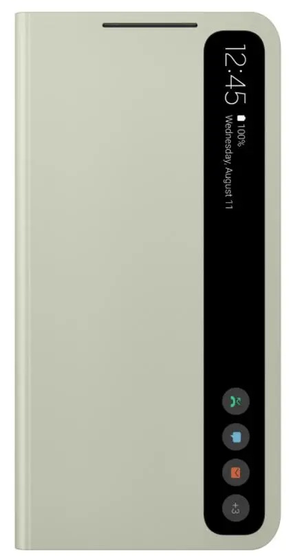 Etui Samsung Smart Clear View do Galaxy S21 FE Zielony