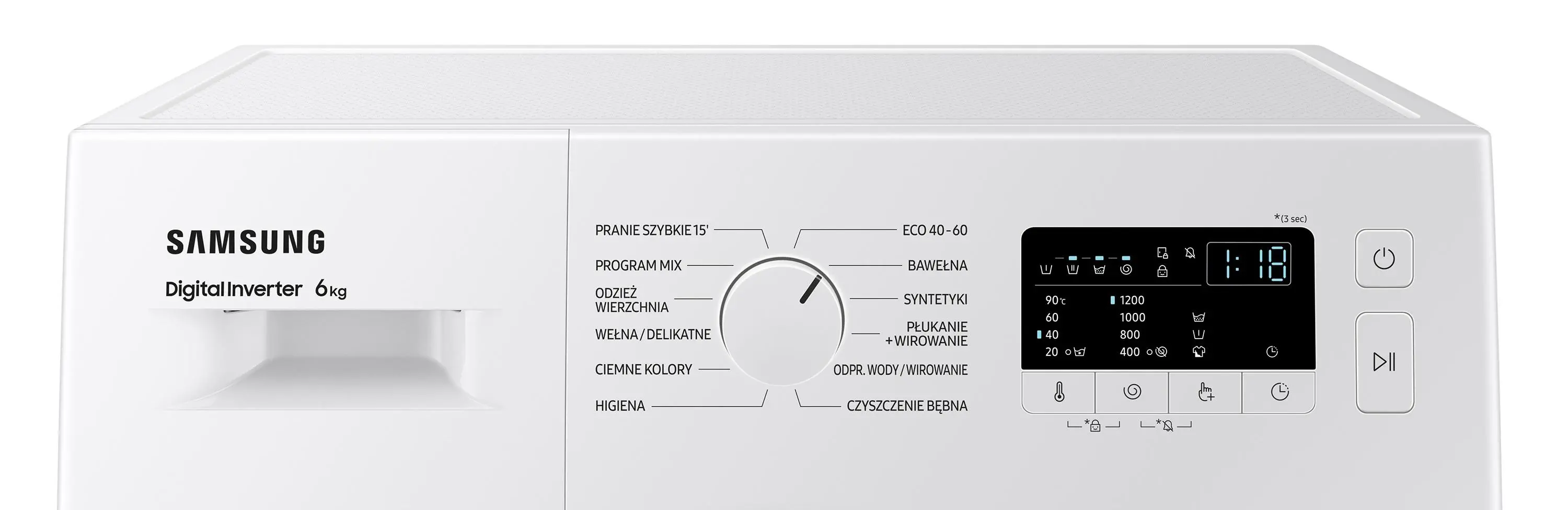 Pralka Samsung WW60A3120BE Slim 6kg 1200obr/min