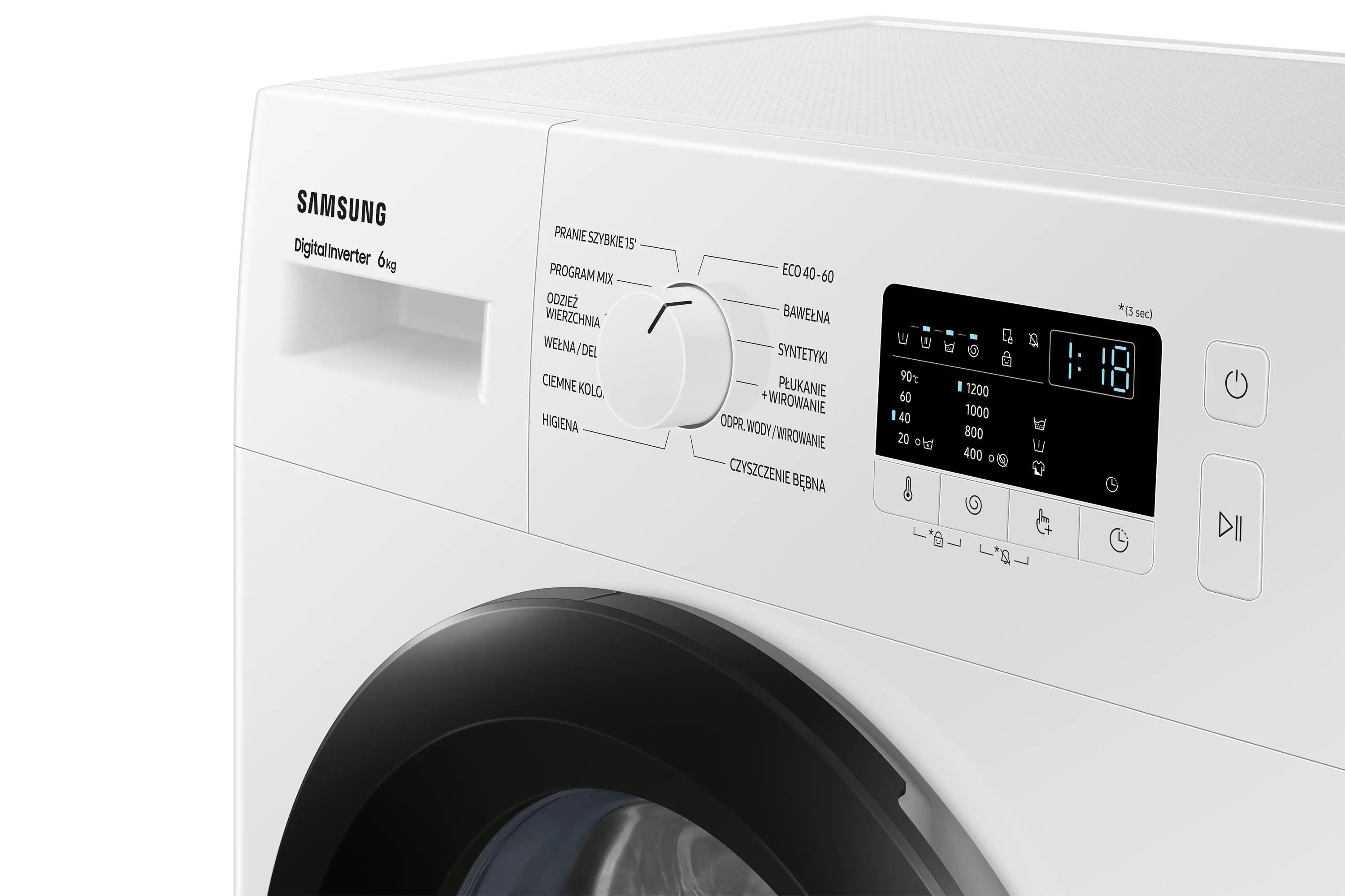 Pralka Samsung WW60A3120BE Slim 6kg 1200obr/min