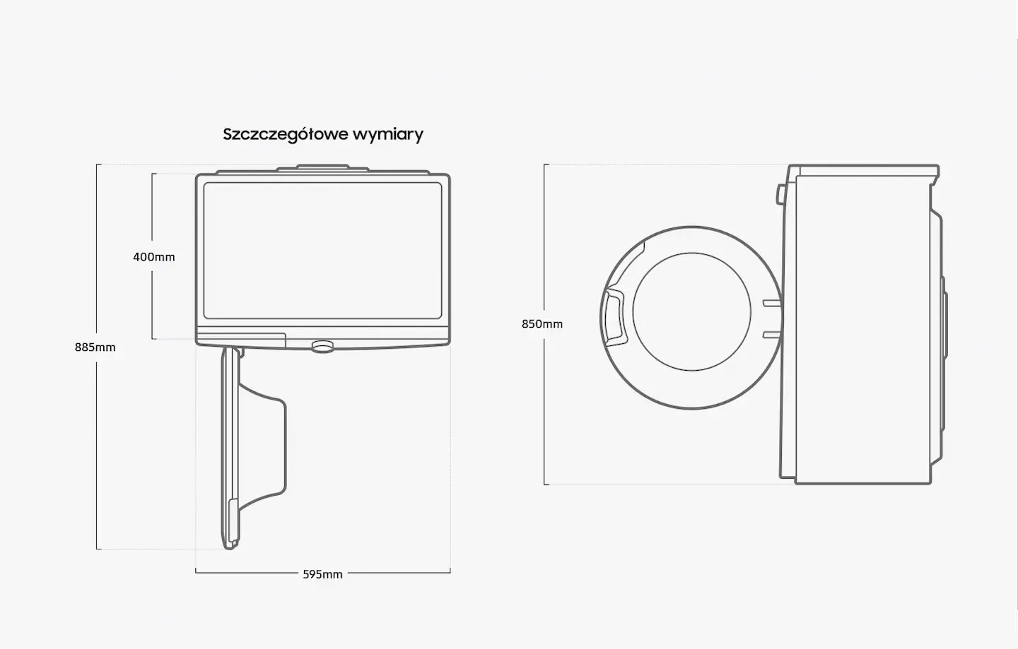 Pralka Samsung WW60A3120BE Slim 6kg 1200obr/min