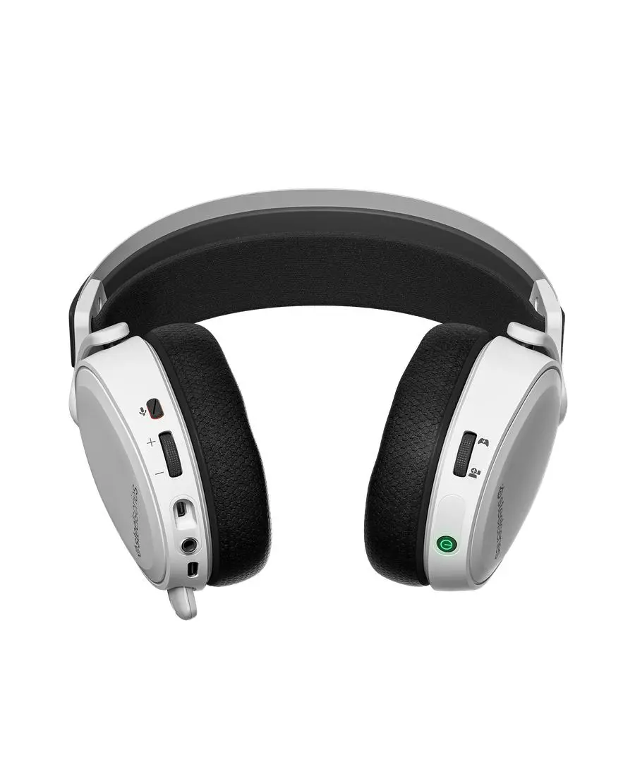 Słuchawki bezprzewodowe z mikrofonem SteelSeries Arctis 7+ Nauszne Biały