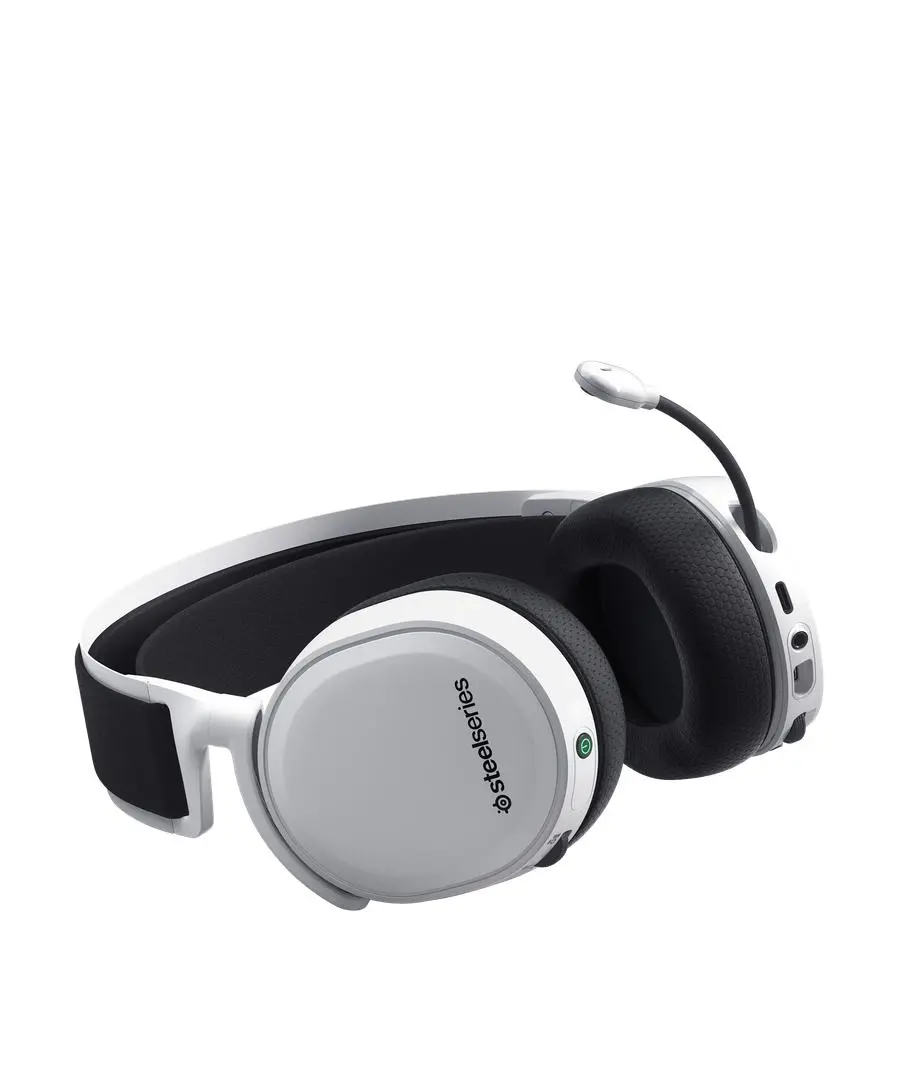 Słuchawki bezprzewodowe z mikrofonem SteelSeries Arctis 7+ Nauszne Biały