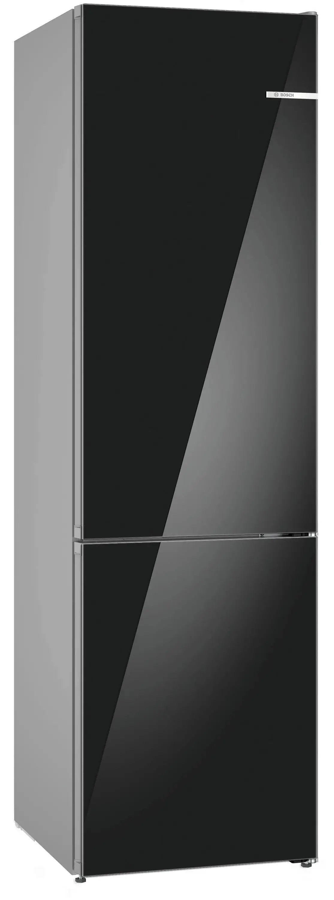 Lodówka Bosch Serie 6 KGN39LBCF Pełny No Frost 203cm Szuflada z kontrolą wilgotności Czarne szkło
