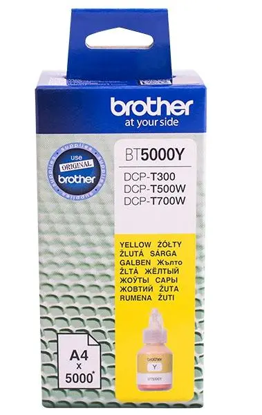 Tusz Brother BT5000Y Żółty 48,8 ml