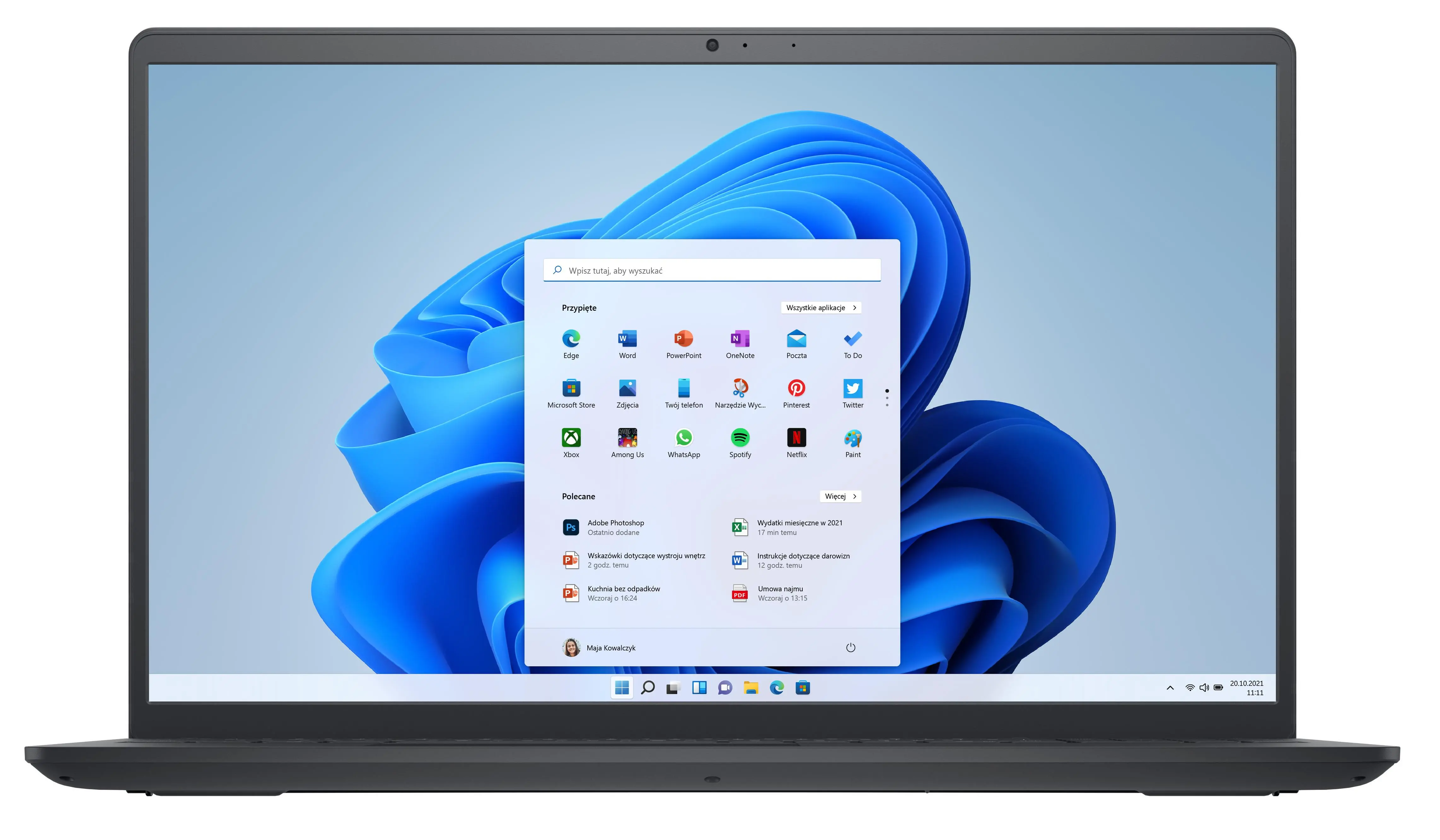 Laptop Dell Inspiron 3525-6518 15,6" 120Hz R5 5625U 8GB RAM 512GB Dysk SSD Win11 Czarny