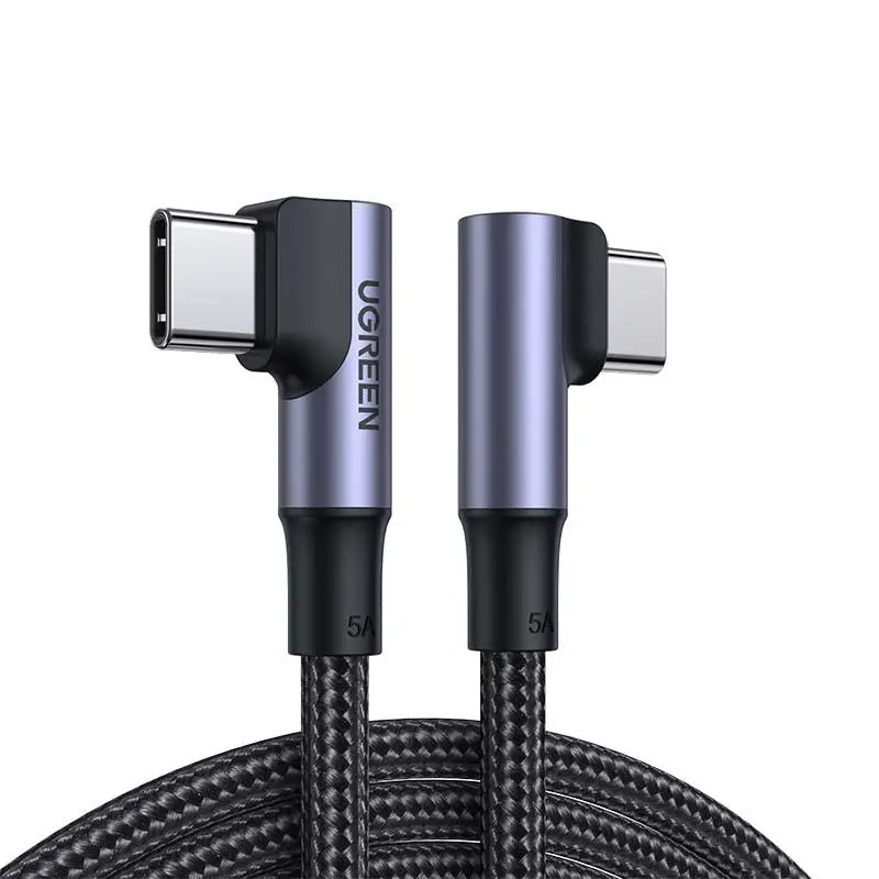 Kabel UGREEN USB-C do USB-C US335 5A 100W 2m Czarny