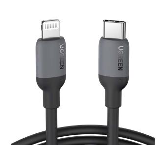 Kabel UGREEN USB-C - Lightning US387 1m (czarny)
