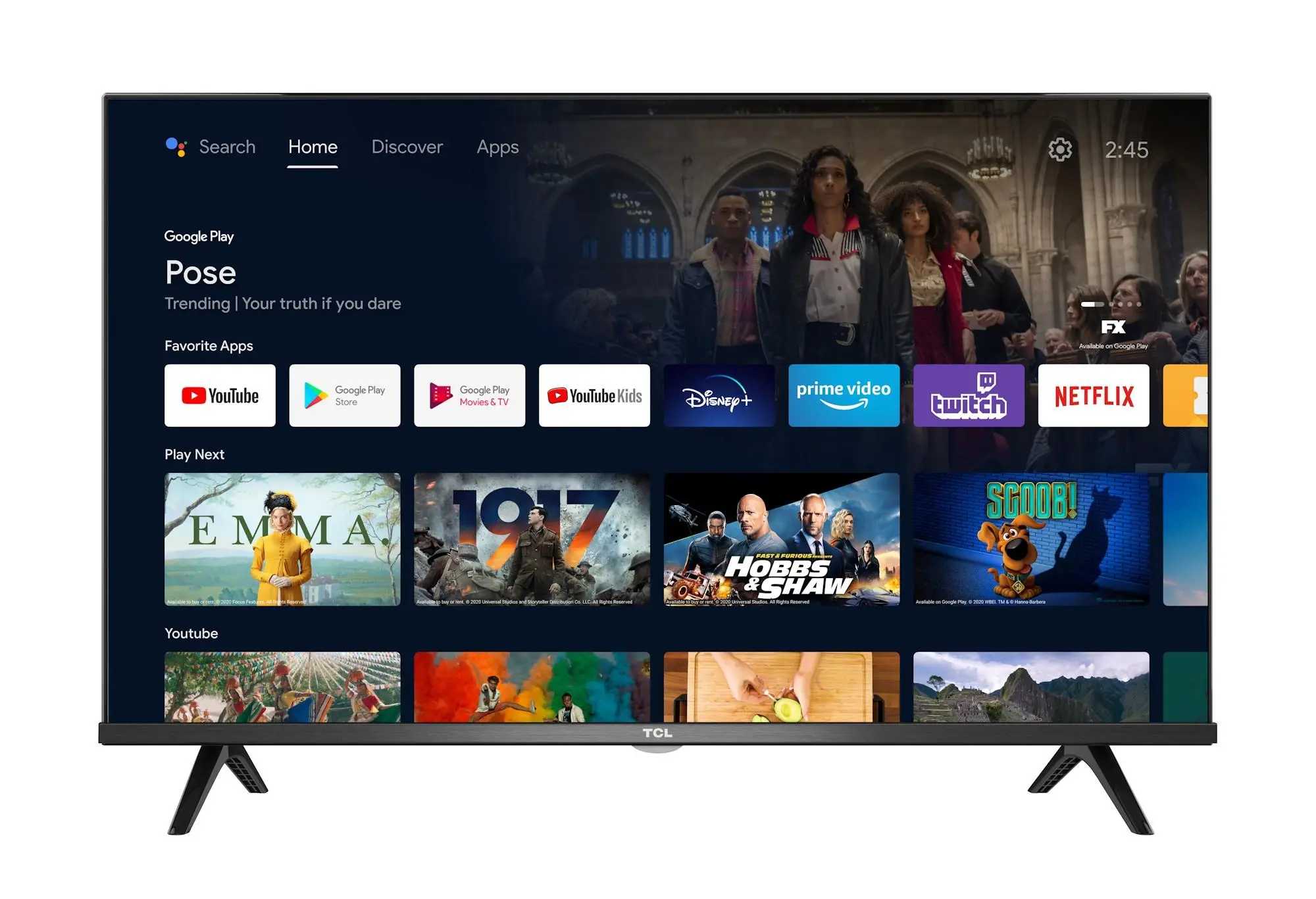 Telewizor TCL 40S6200 40" LED Full HD Android TV DVB-T2