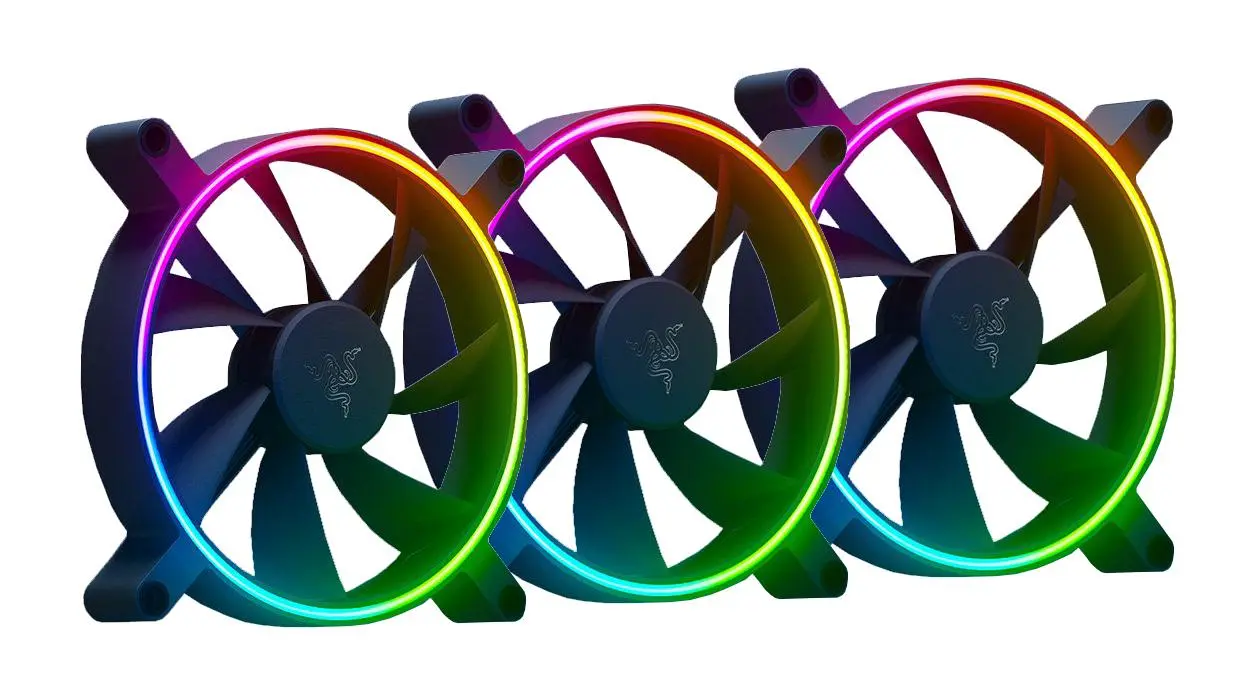 Wentylator Razer Kunai Chroma 140mm 3szt. Czarny