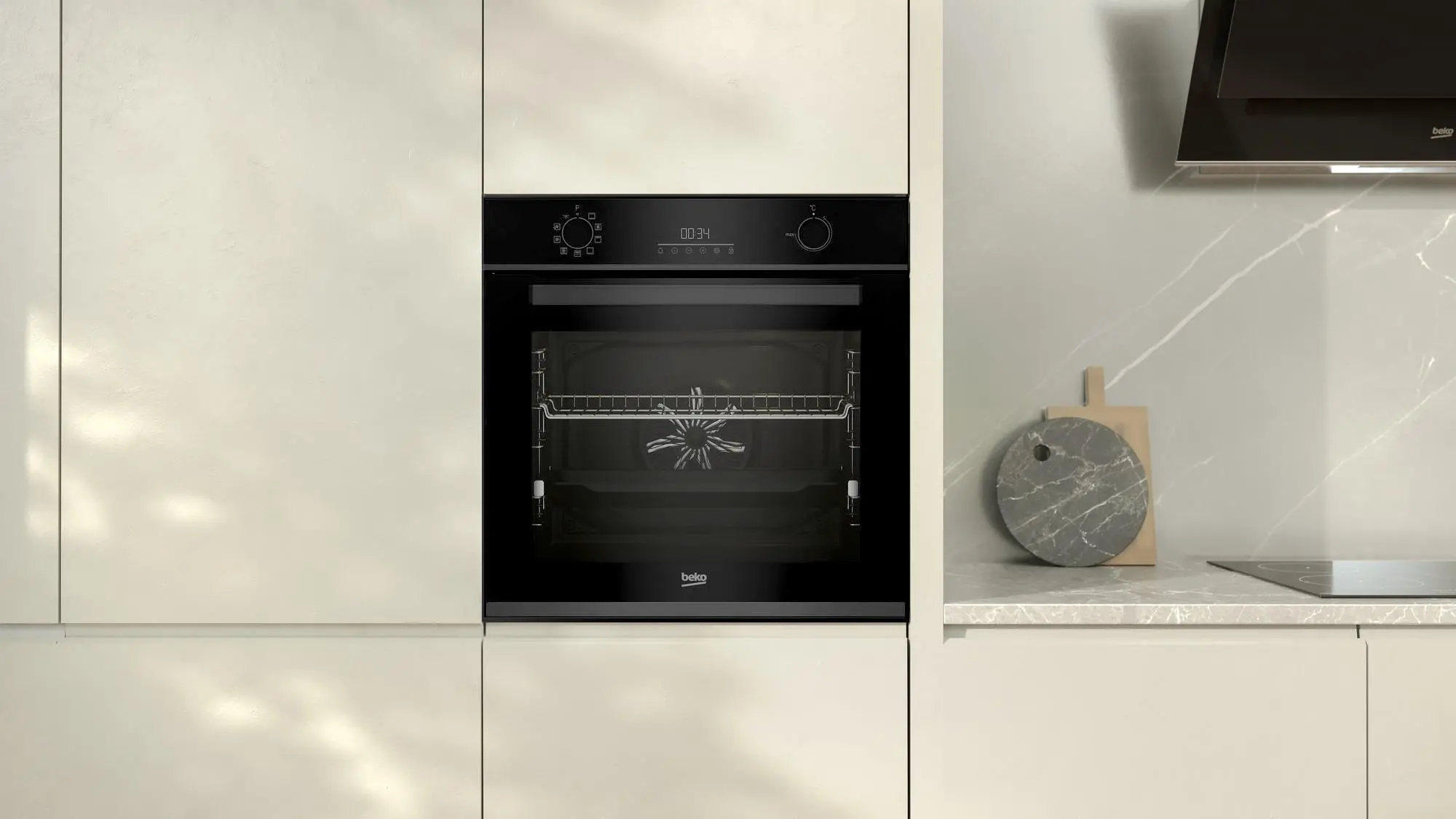 Piekarnik elektryczny Beko BBIM13300DXPSE b300 Termoobieg Czarny