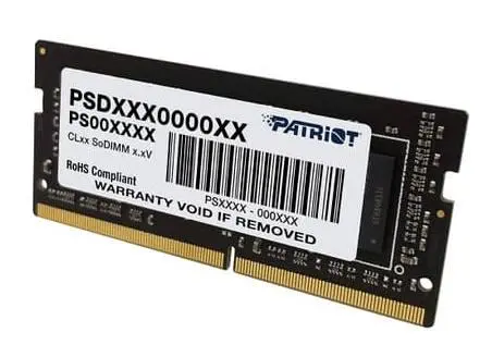 Pamięć Patriot Signature Line DDR4 32GB 3200 CL22 SODIMM Czarny