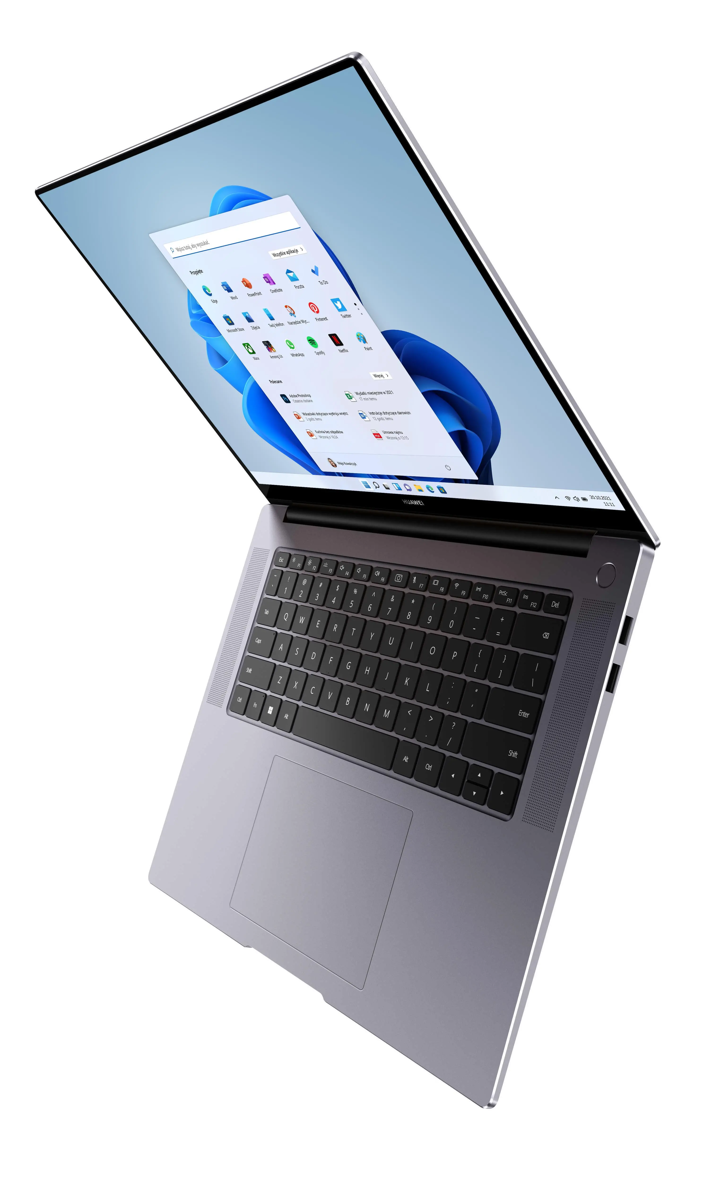Laptop Huawei MateBook 16 16" R5 5600H 16GB RAM 512GB Dysk SSD Win11 Szary
