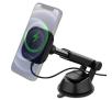 Uchwyt na telefon Spigen ACP02616 OneTap Pro Wireless Magnetic Car Charger Dashboard MagSafe Czarny