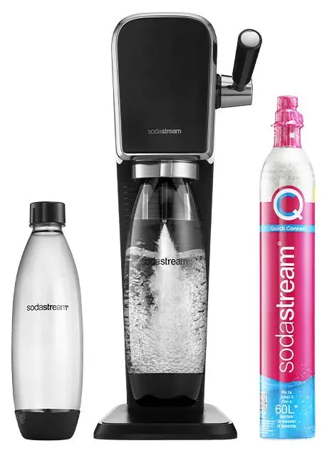Sodastream ART Czarny + Nabój z gazem CO2