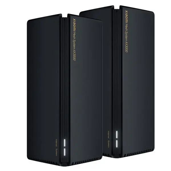Router Xiaomi Mesh System Wi-Fi 6 AX3000 2szt. Czarny