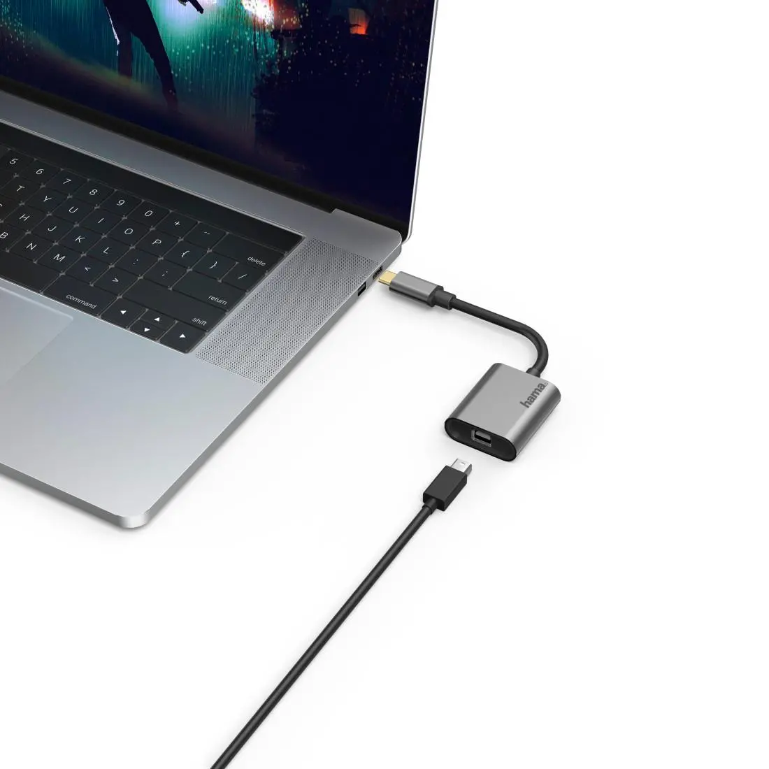 Adapter Hama 00200306 Premium USB-C - mini DP/HDMI/VGA