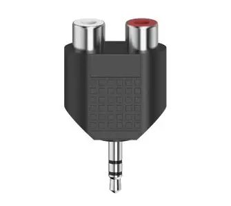 Adapter Hama 00205187 wtyk jack 3,5mm - gniazdo 2x RCA