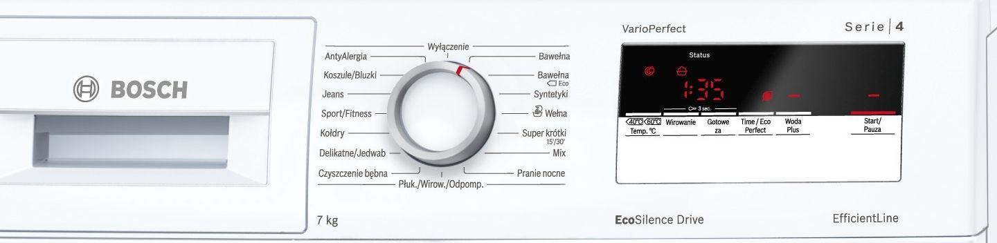Pralka Bosch WAN2416EPL Serie 4 VarioPerfect