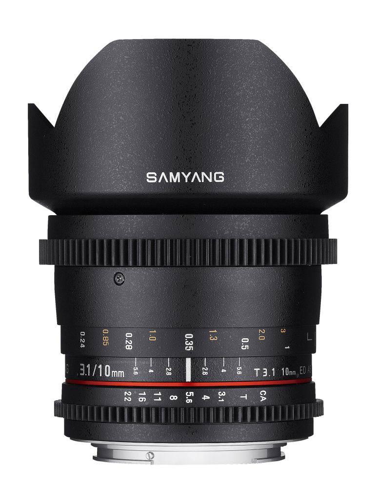 Samyang 10mm T3.1 VDSLR ED AS NCS CS II Canon