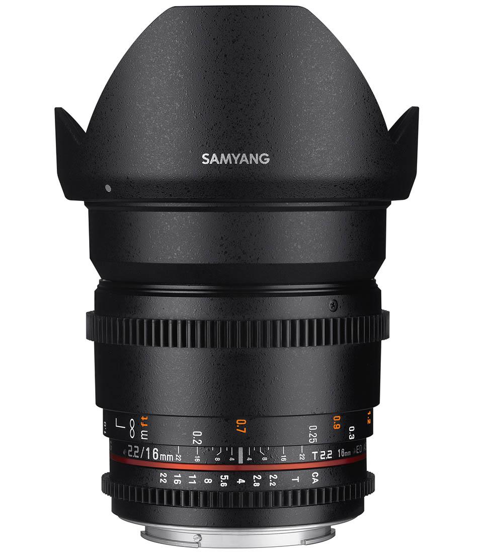 Samyang 16mm T2.2 VDSLR ED AS UMC CS II Canon
