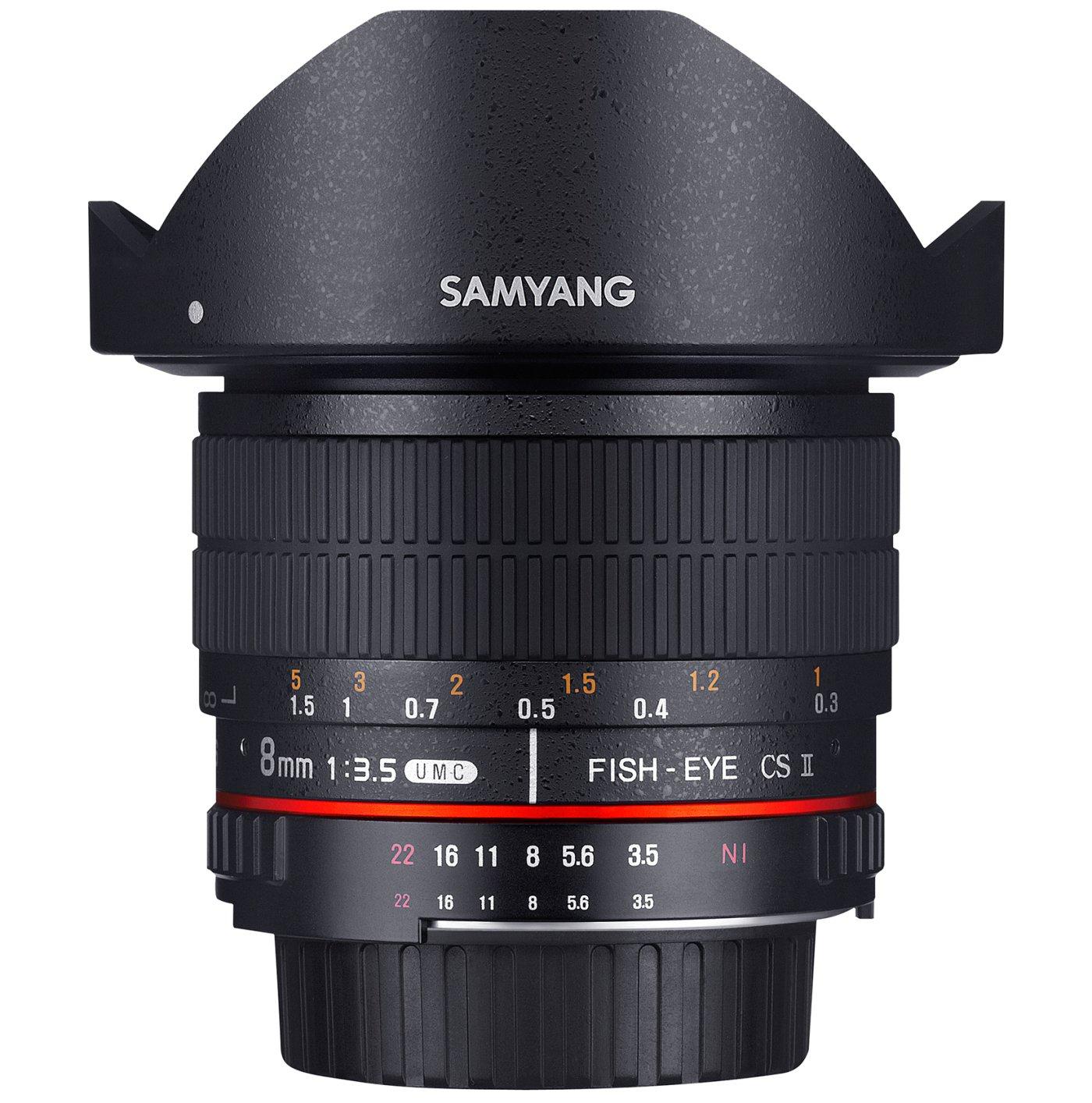 Samyang 8mm f/3.5 UMC Fisheye CS II Pentax K