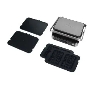 Grill elektryczny Raven EGE005 1408 cm2 rozkładany 3w1 Płyty do gofrów 2000W