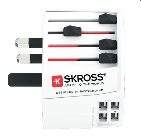Adapter podróżny Skross MUV USB 4xA (1.302961)