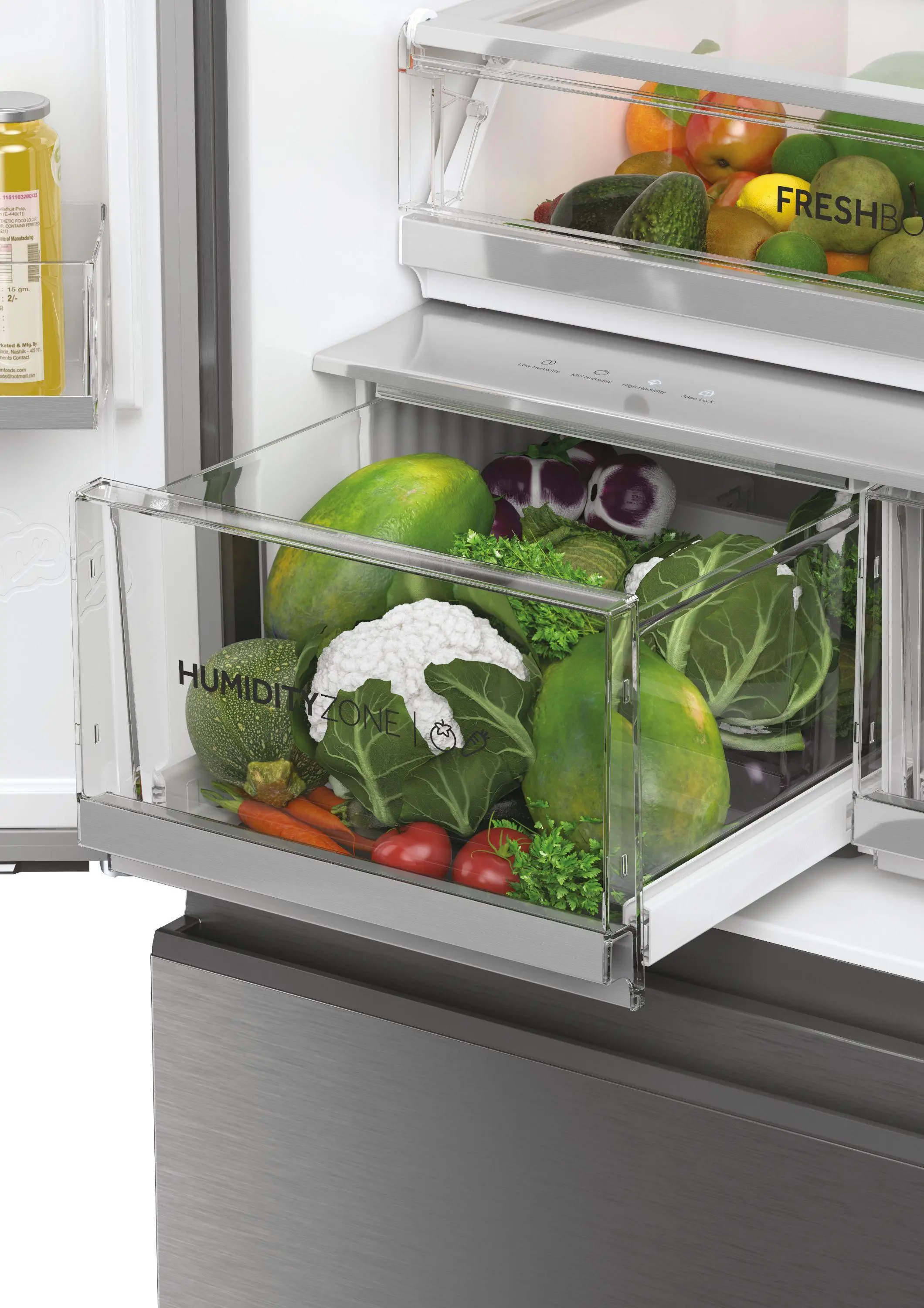 Lodówka Haier Seria 7 HFW7819EWMP Pełny No Frost 192,5cm Dystrybutor wody Zdalne sterowanie Inox