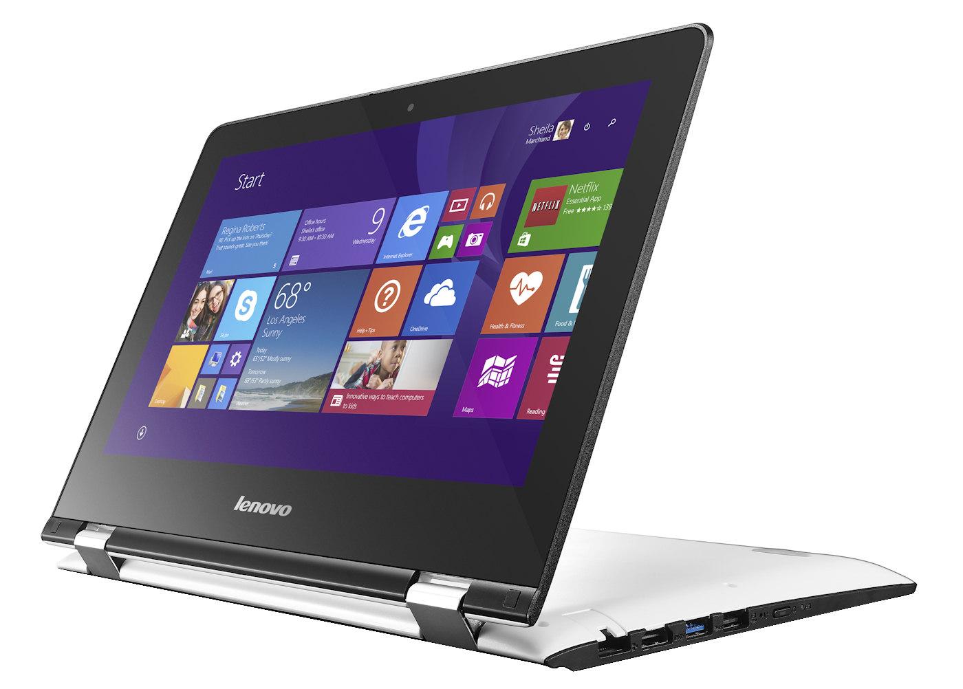 Lenovo Yoga 300 11,6" Intel® Pentium™ N3540 4GB RAM  500GB Dysk  Win8.1