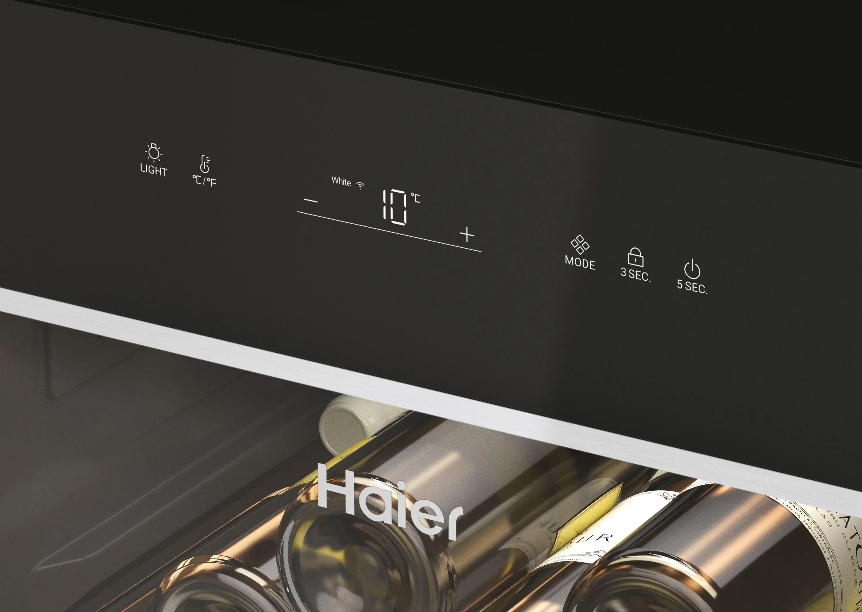 Chłodziarka do wina Haier Wine Bank Series 5 HWS247GGU1 247 miejsc na butelki