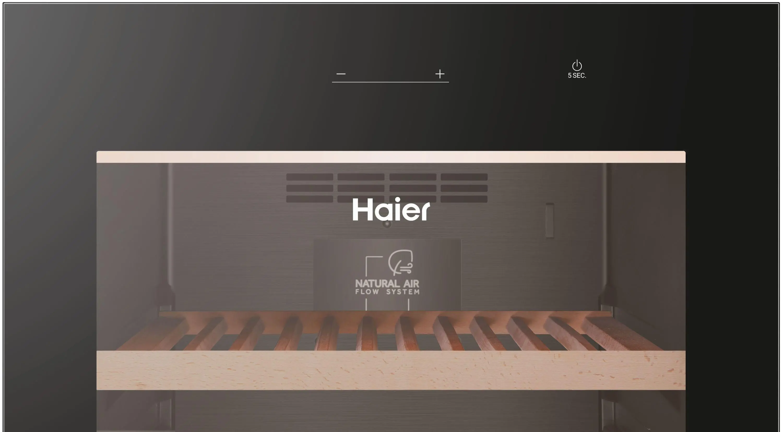 Chłodziarka do wina Haier Wine Bank Series 5 HWS247GGU1 247 miejsc na butelki