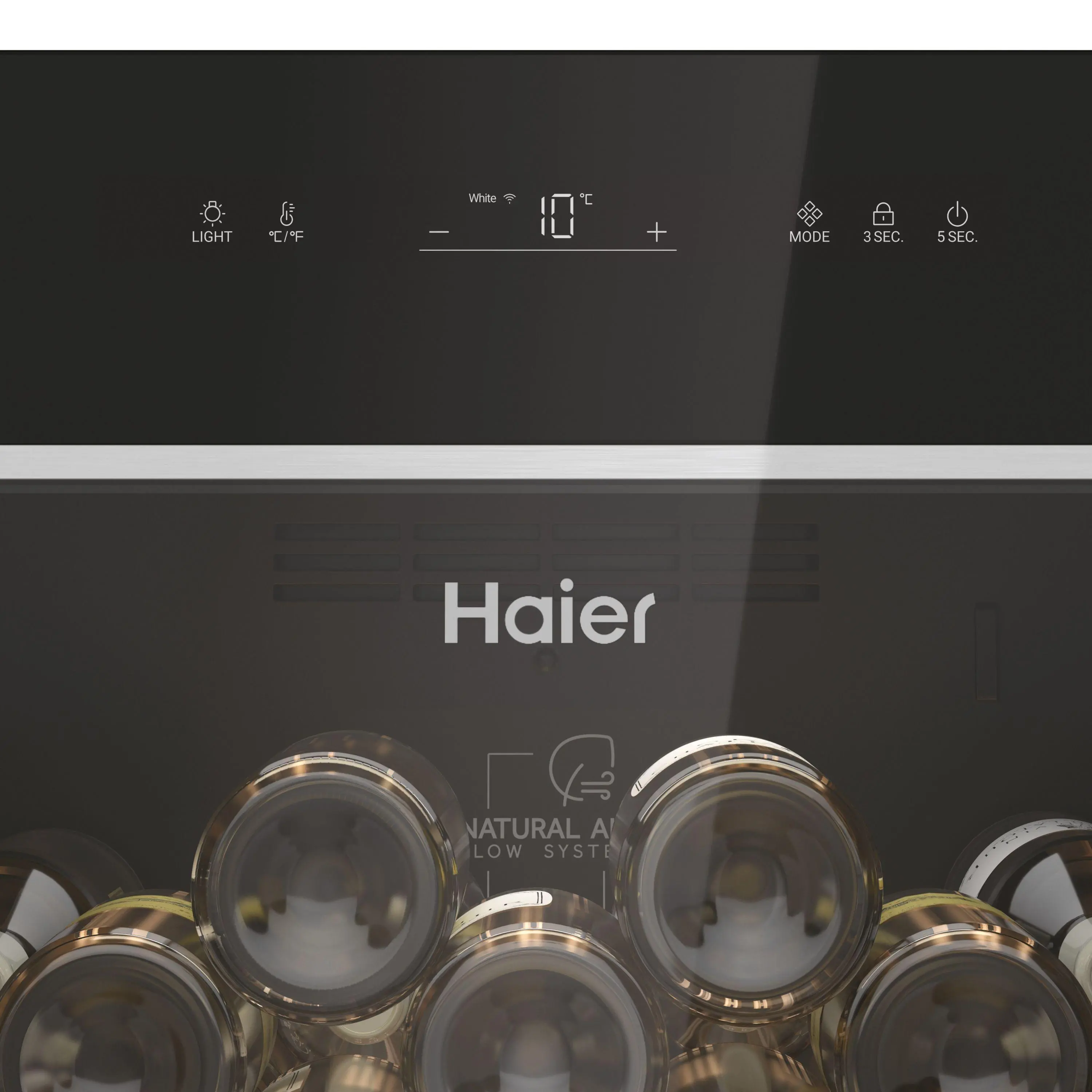 Chłodziarka do wina Haier Wine Bank Series 5 HWS247GGU1 247 miejsc na butelki