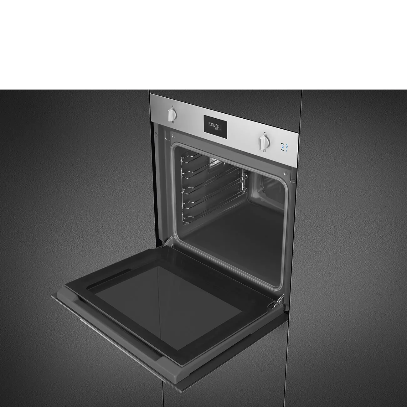 Piekarnik elektryczny parowy Smeg Selezione SO6401S2X Termoobieg Stal szlachetna