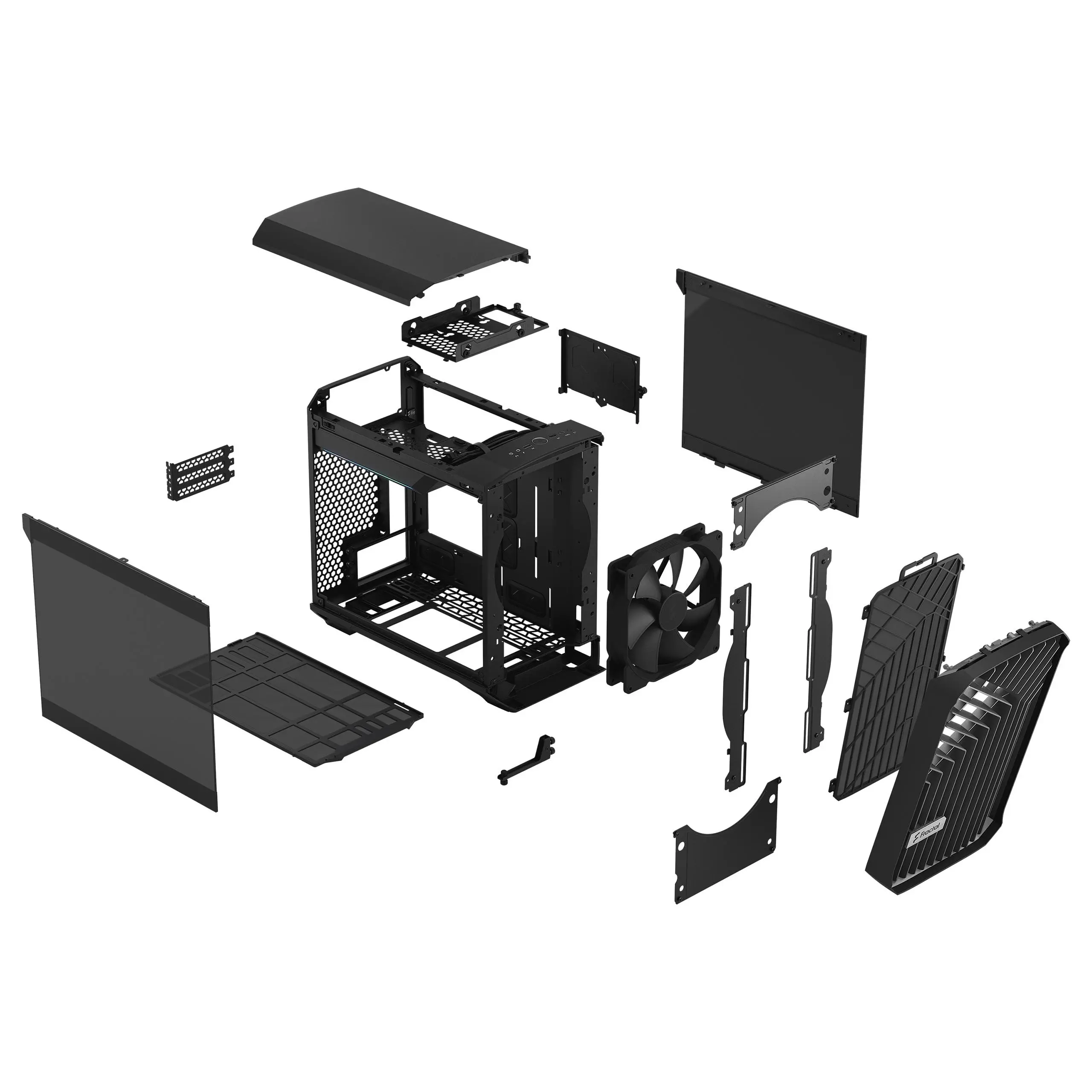 Obudowa Fractal Design Torrent Nano TG Dark Tint Czarny
