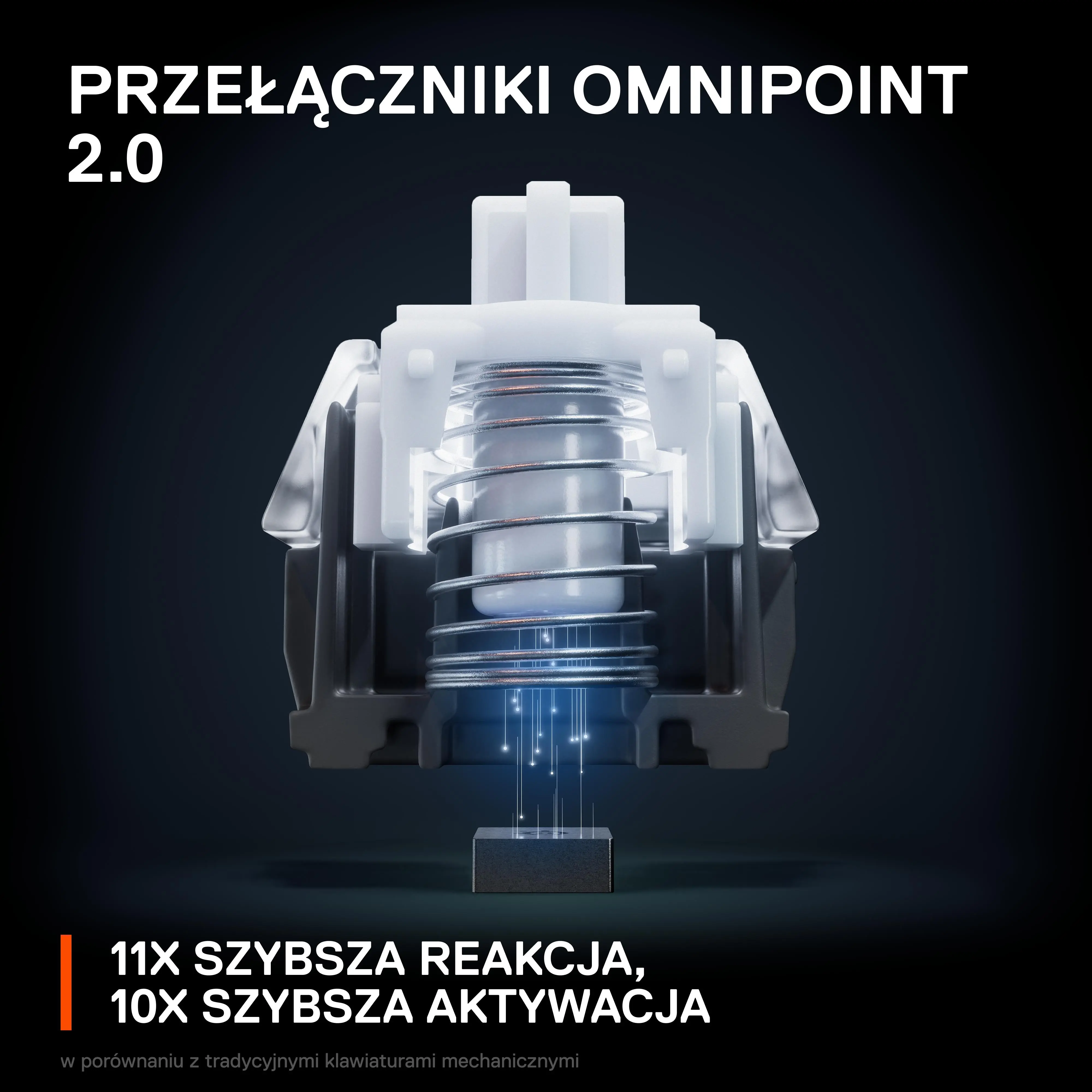 Klawiatura mechaniczna SteelSeries Apex Pro Mini Wireless Czarny