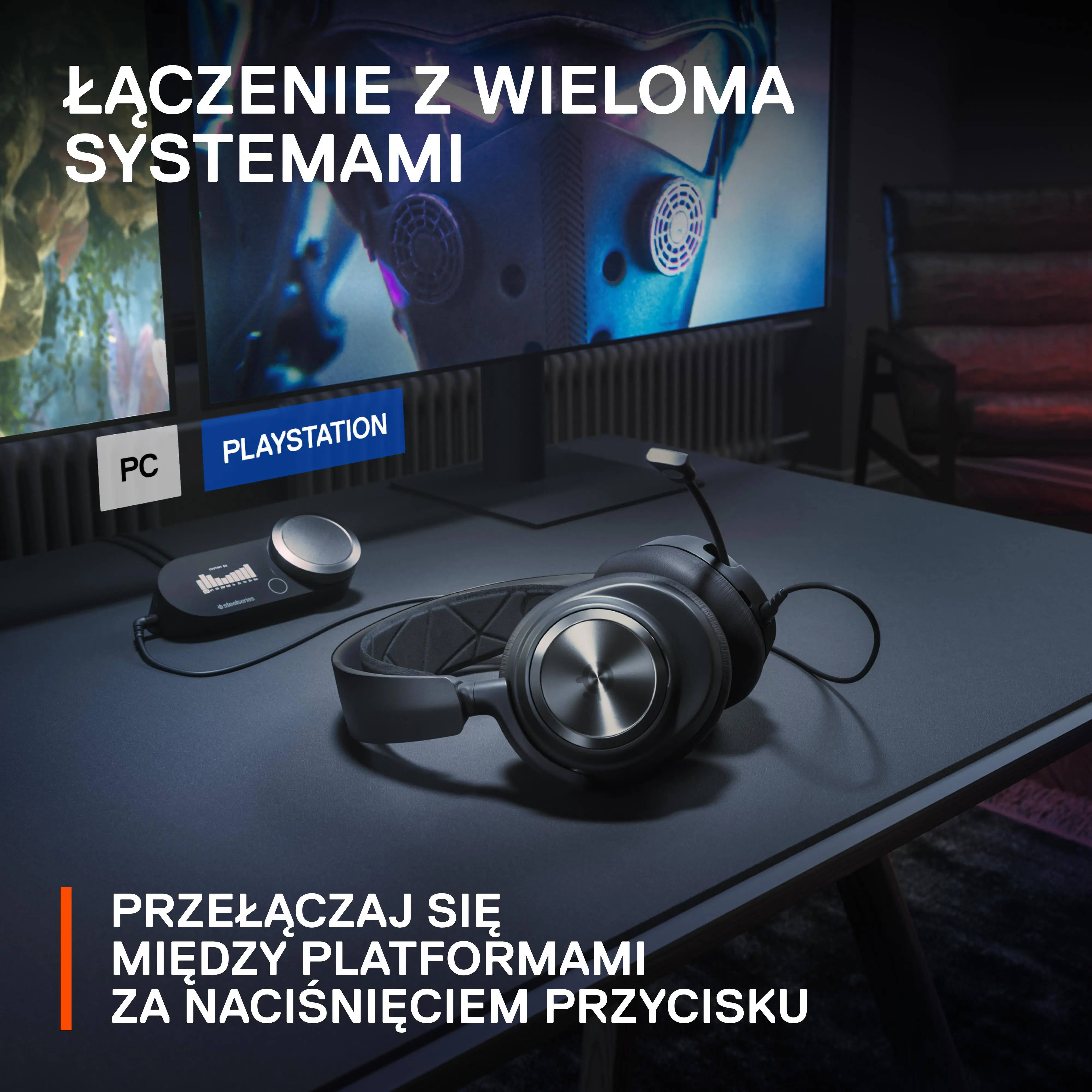 Słuchawki przewodowe z mikrofonem SteelSeries Arctis Nova Pro Wired Nauszne Czarny