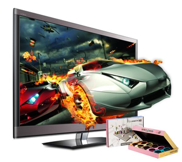 Telewizor LG 55LW570S + 7 x okulary 3D