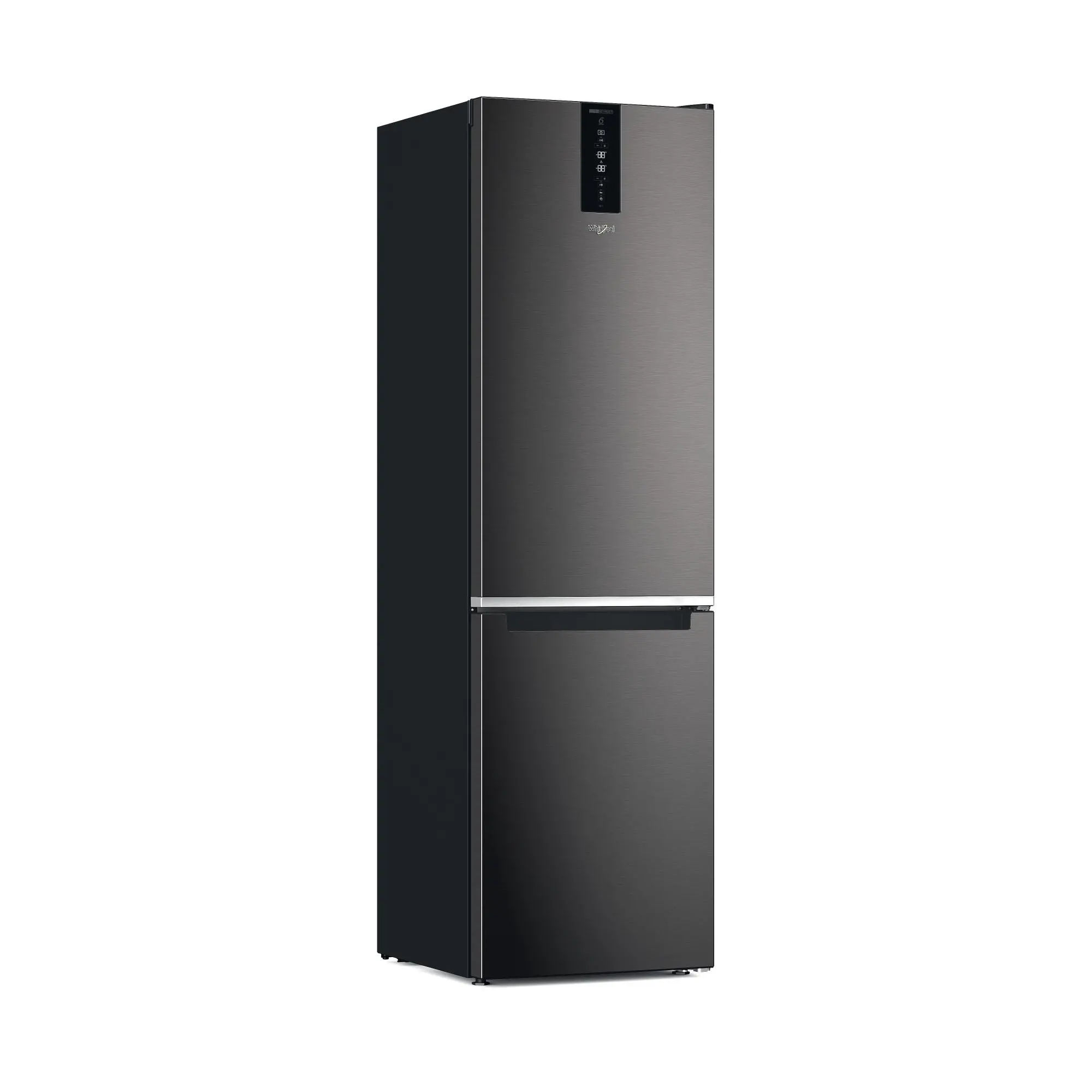 Lodówka Whirlpool W7X 93T KS Pełny No Frost 202,7cm Szuflada z kontrolą wilgotności Czarny Inox