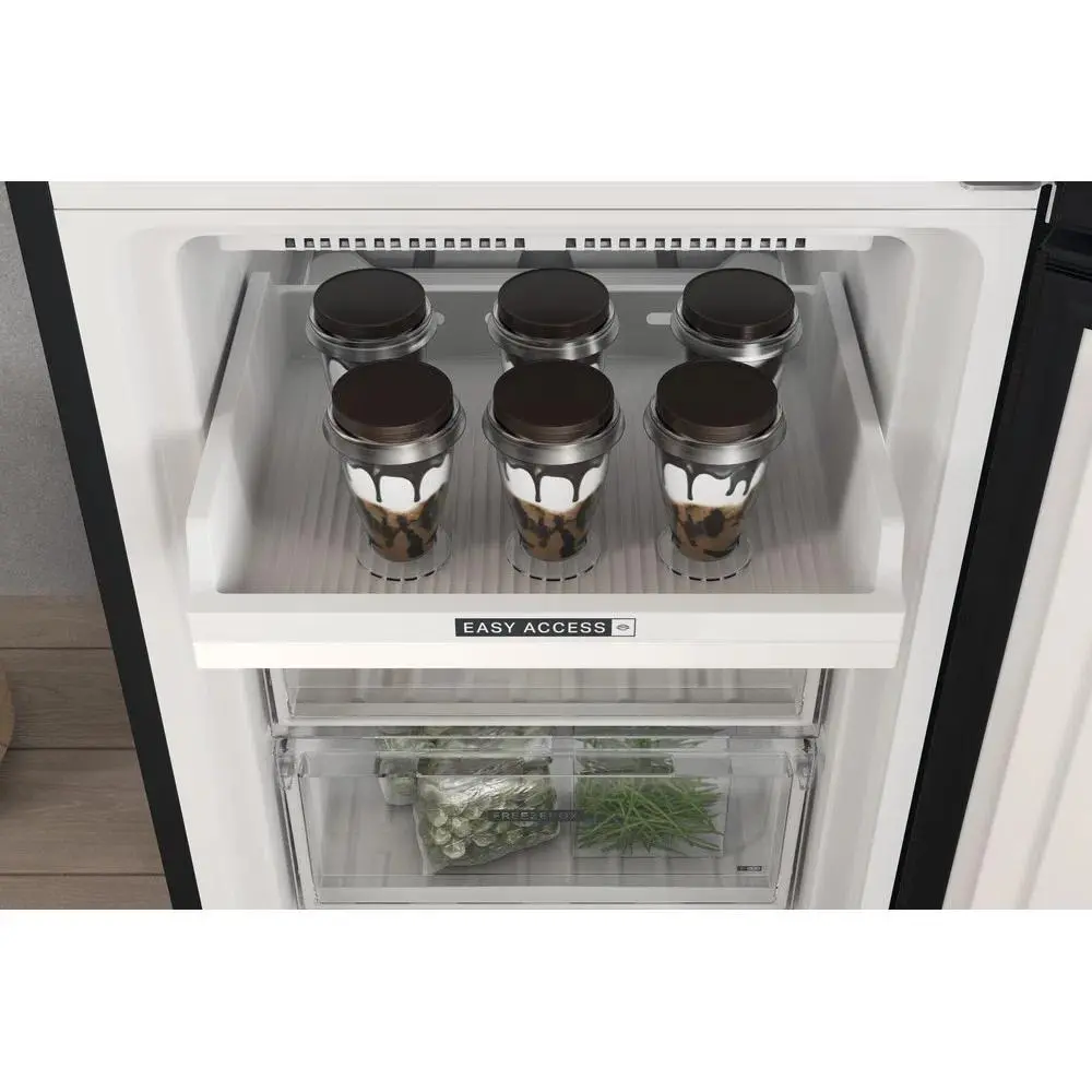 Lodówka Whirlpool W7X 93T KS Pełny No Frost 202,7cm Szuflada z kontrolą wilgotności Czarny Inox