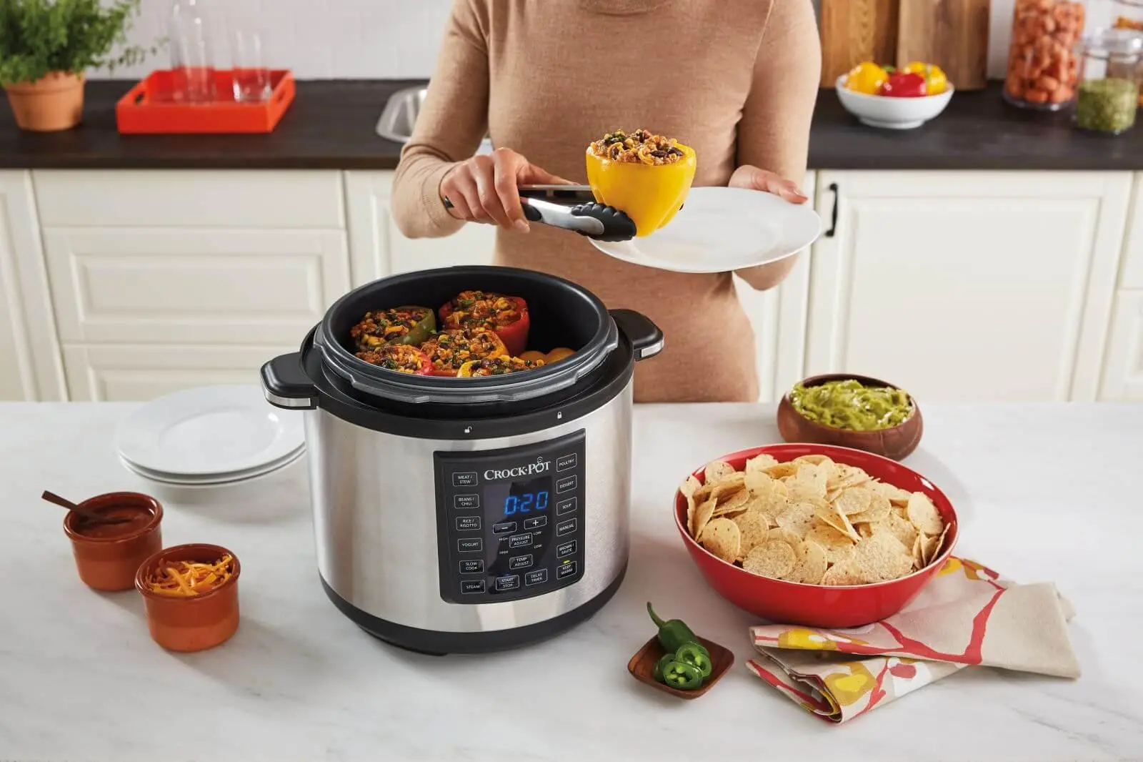 Multicooker Crockpot Express 5.6 l CSC051XDIM 1000W 5,6l Ruszt do gotowania na parze