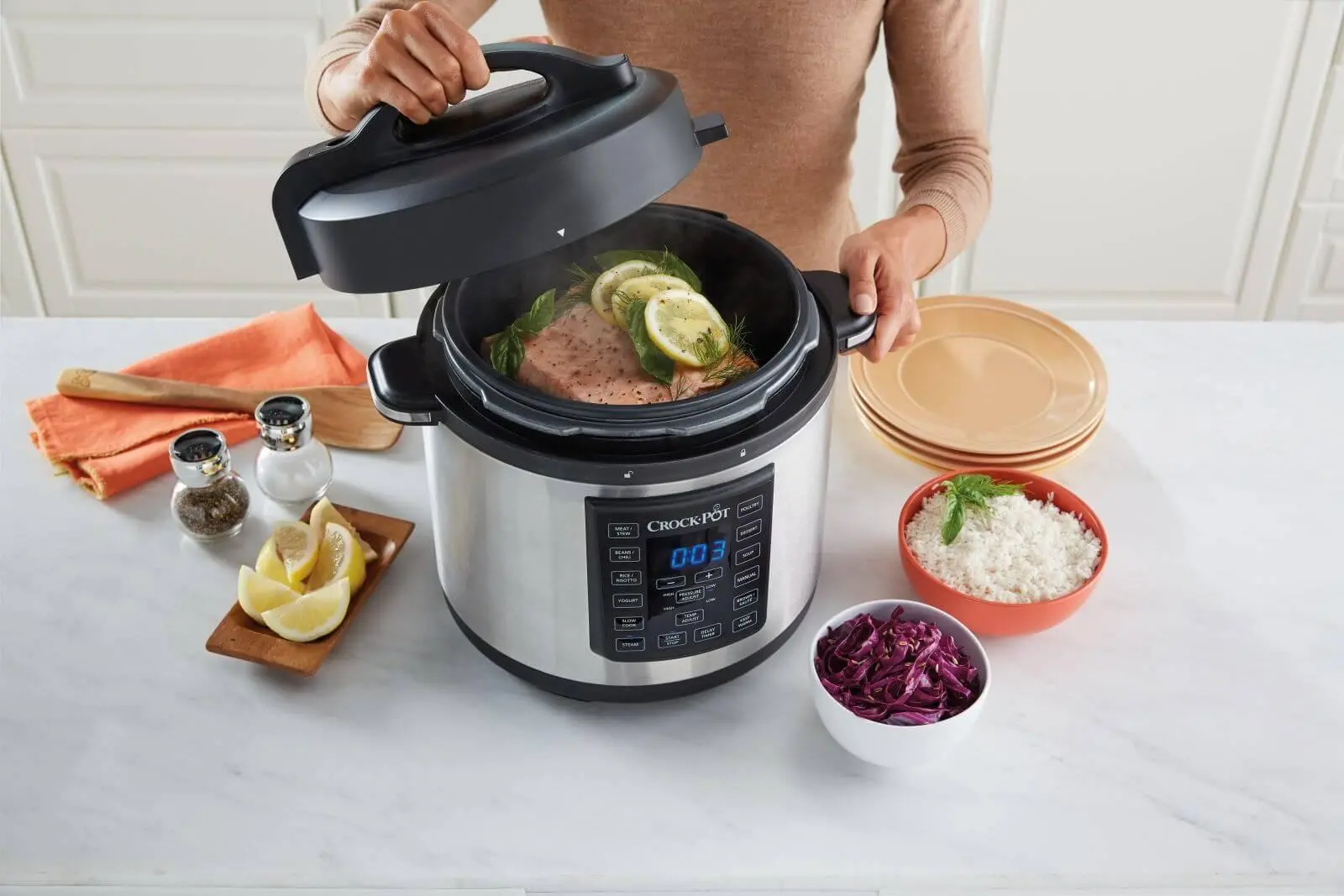 Multicooker Crockpot Express 5.6 l CSC051XDIM 1000W 5,6l Ruszt do gotowania na parze
