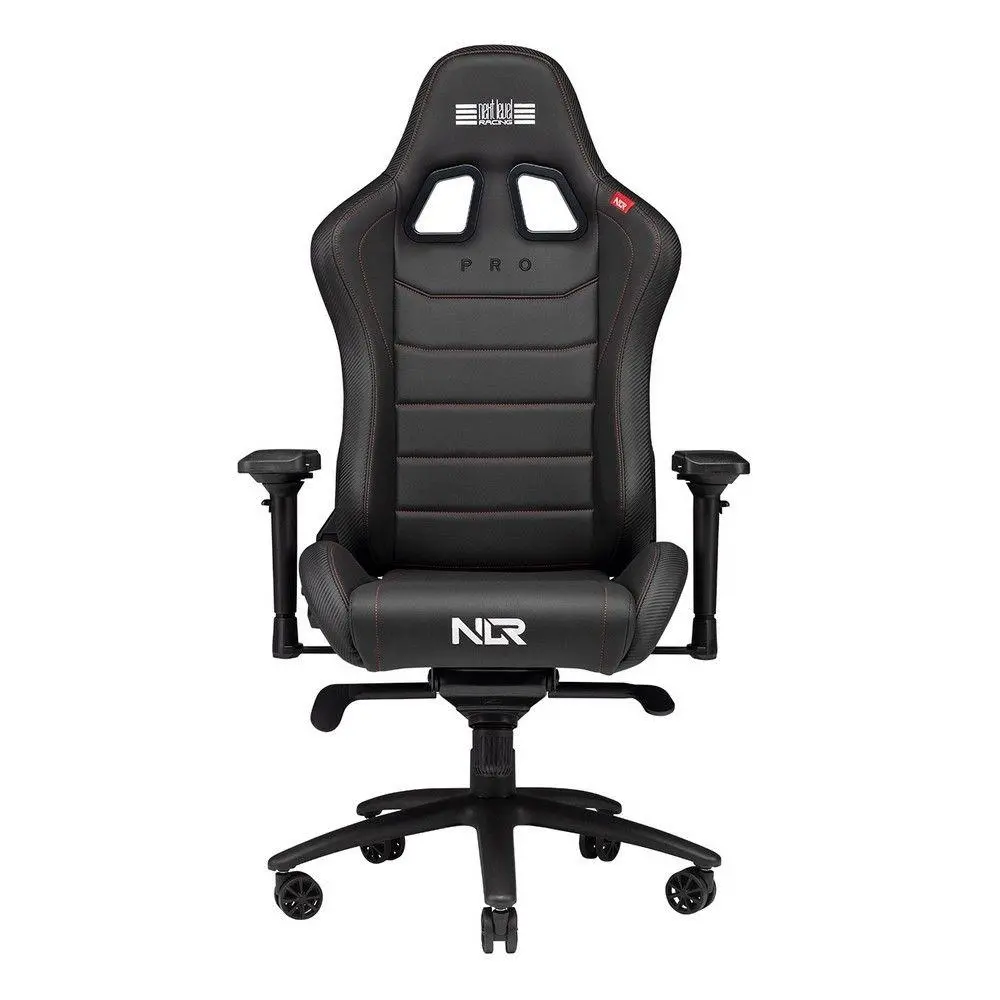 Fotel Next Level Racing NLR-G002 Pro Gaming Chair Leather Edition Gamingowy do 140kg Skóra naturalna Czarny