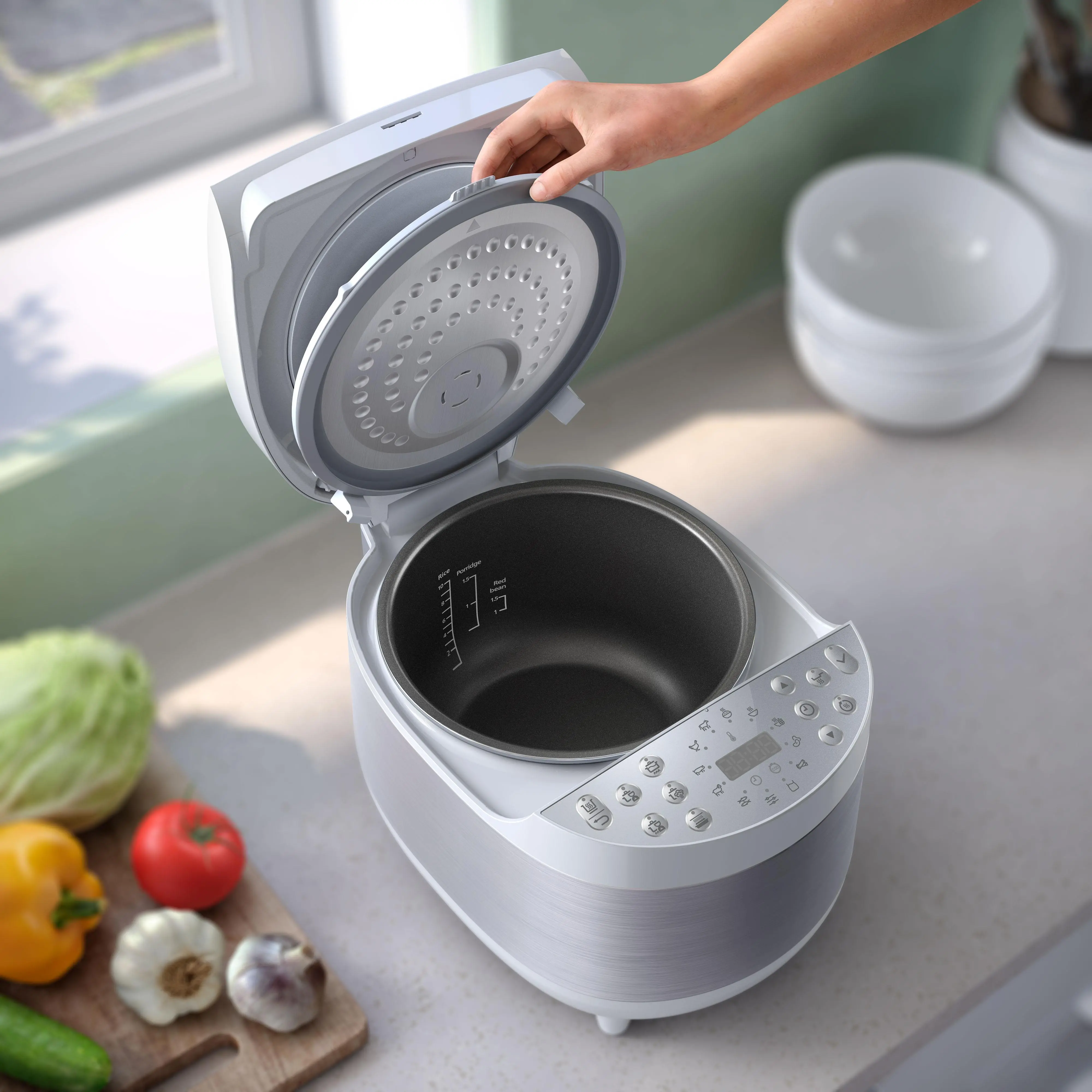 Multicooker Philips All-in-One Cooker HD4713/40 1067W 5l Tacka do gotowania na parze