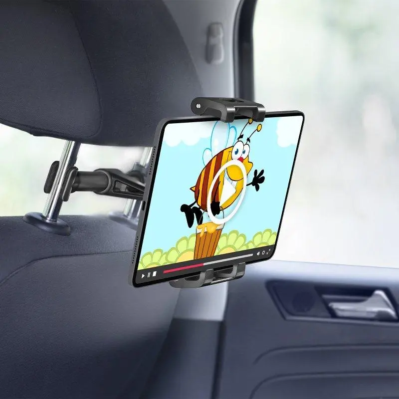 Uchwyt samochodowy SBS na zagłówek smartfon/tablet 12,9" Czarny