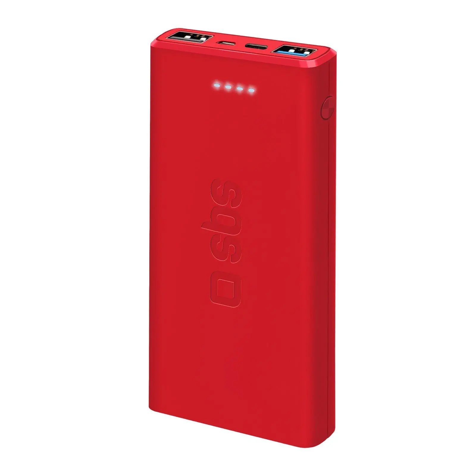Powerbank SBS TTBB10000FASTR 10000mAh USB-C + micro USB 10W Czerwony
