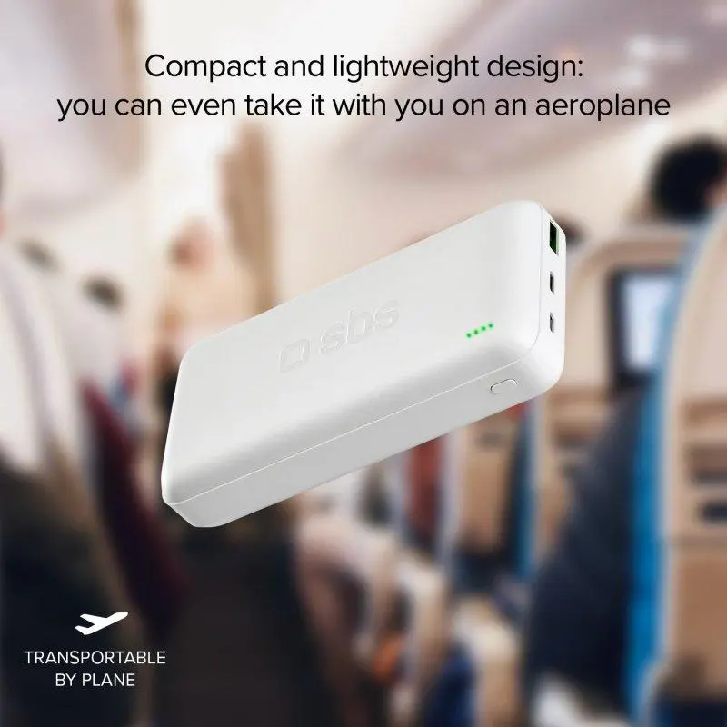 Powerbank SBS TTBB20000PD20W 20000mAh Biały
