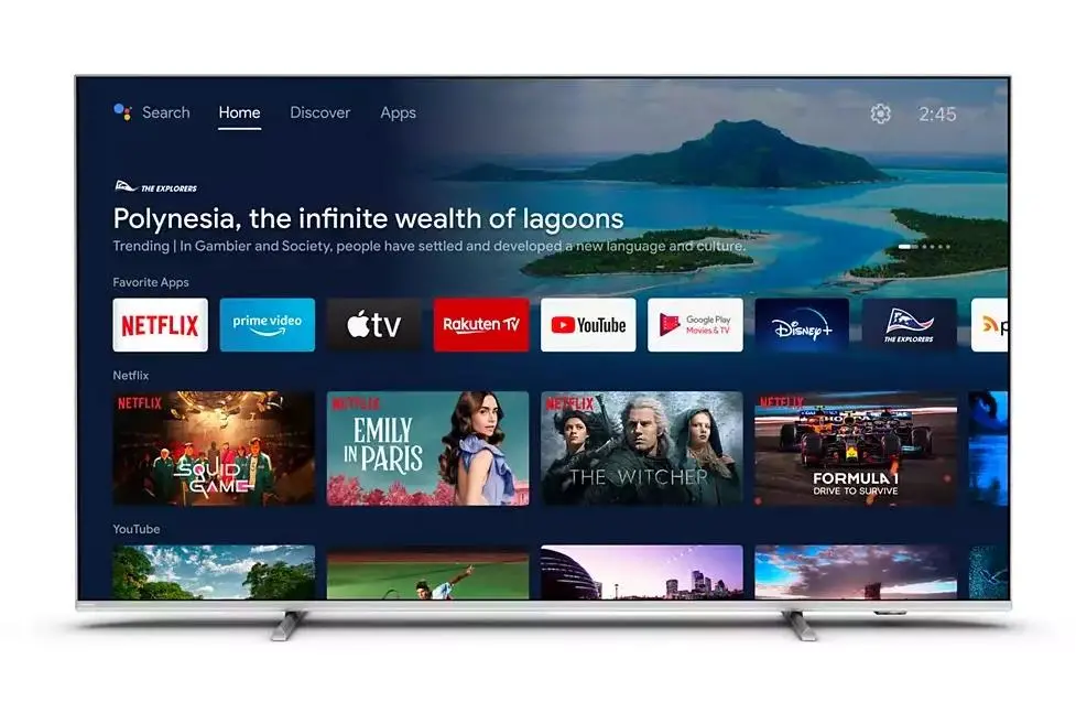 Telewizor Philips 50PUS8057/12 50" LED 4K Android TV Ambilight Dolby Vision Dolby Atmos DVB-T2