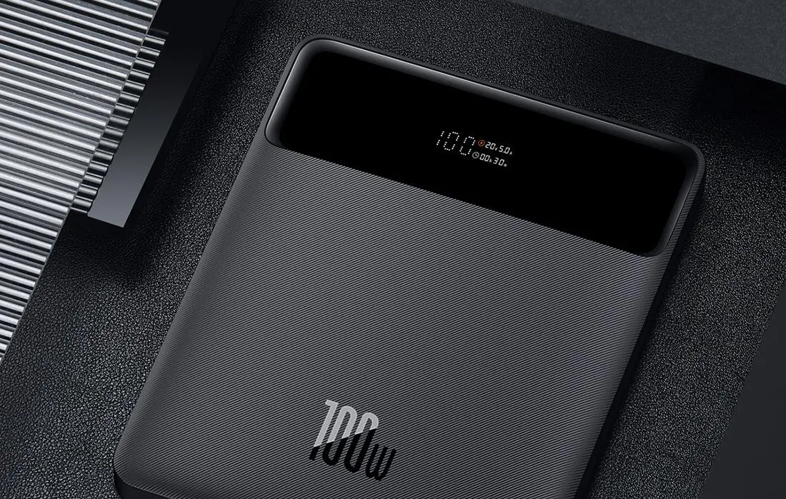 Powerbank Baseus PPDGL-01 Blade 20000mAh 2xUSB 2xUSB-C 100W Czarny