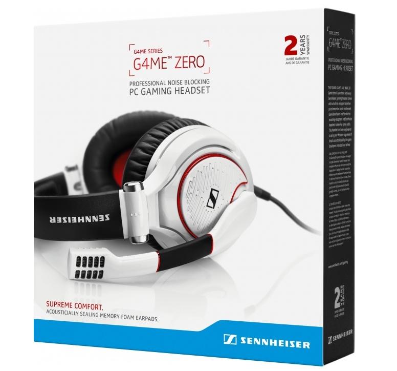 Słuchawki przewodowe z mikrofonem Sennheiser G4ME ZERO - biały