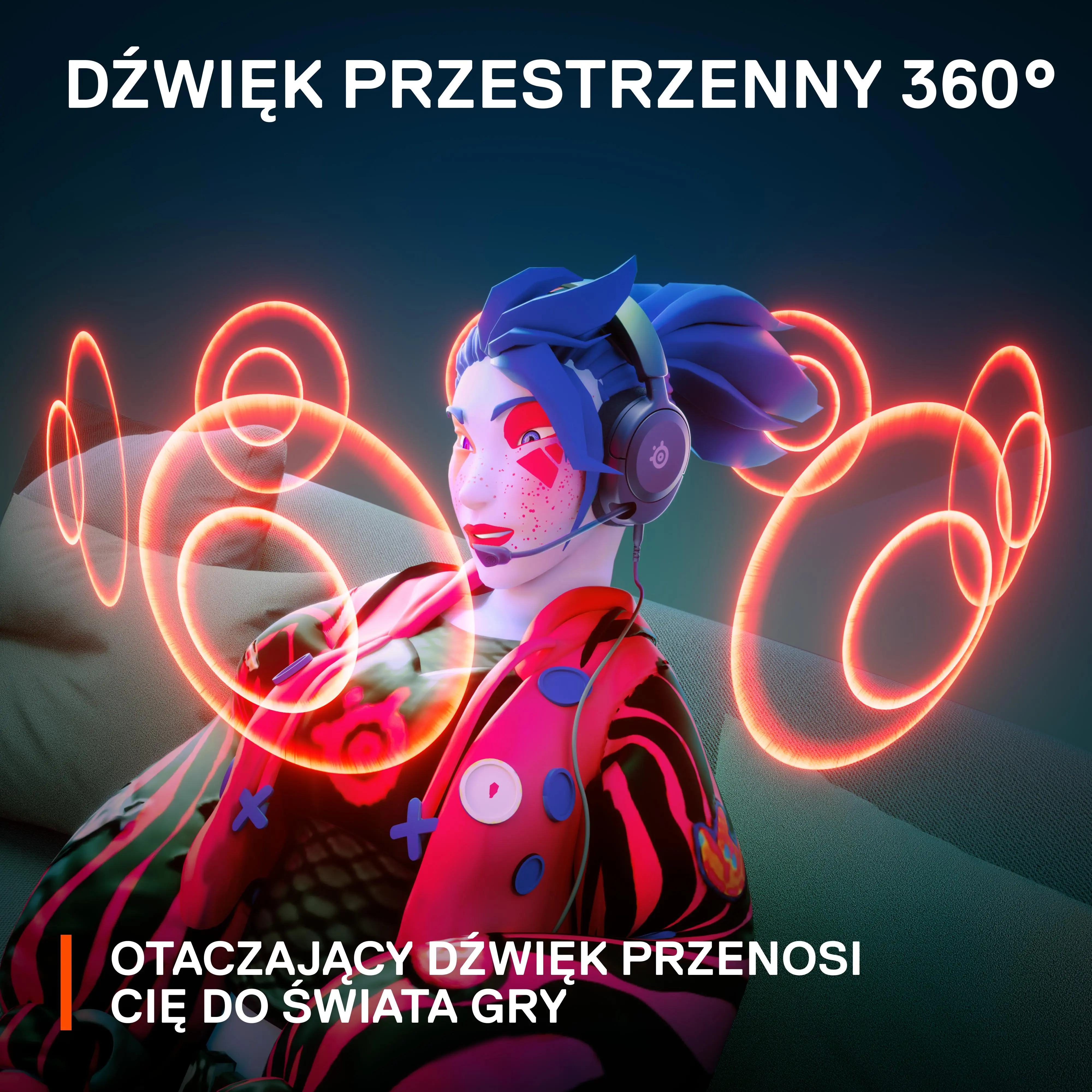 Słuchawki przewodowe z mikrofonem SteelSeries Arctis Nova 1 Nauszne Czarny